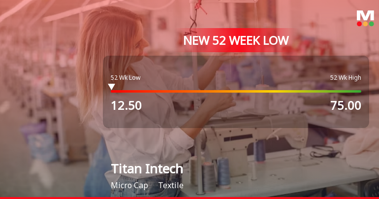 Titan Intech Faces Significant Volatility Amid Broader Market Resilience and Declining Sales