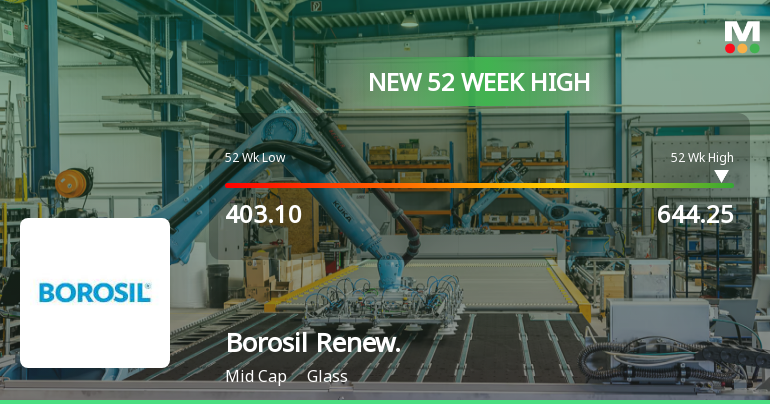 Borosil Renewables Achieves 52-Week High Amid Strong Market Trends