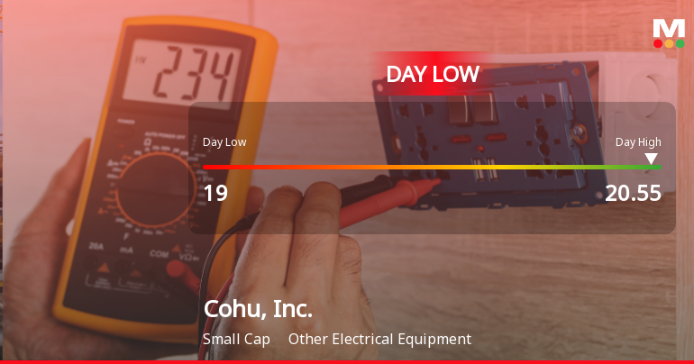 Cohu, Inc. Stock Hits Day Low of $19 Amid Price Pressure