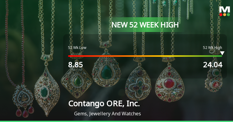 Contango ORE, Inc. Hits New 52-Week High at $24.04