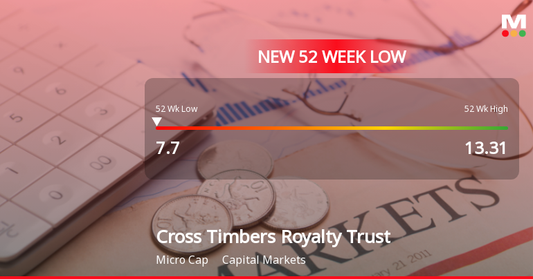 Cross Timbers Royalty Trust Hits New 52-Week Low at $7.70