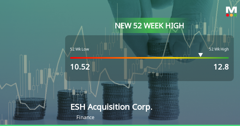 ESH Acquisition Corp. Hits New 52-Week High of $12.80