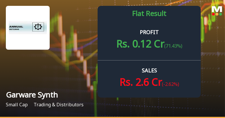 Garware Synthetics Reports Highest Operating Profit Amid Declining Cash Flow Concerns in September 2025