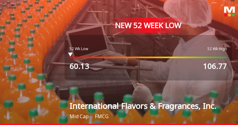 International Flavors & Fragrances Stock Hits 52-Week Low at $60.13