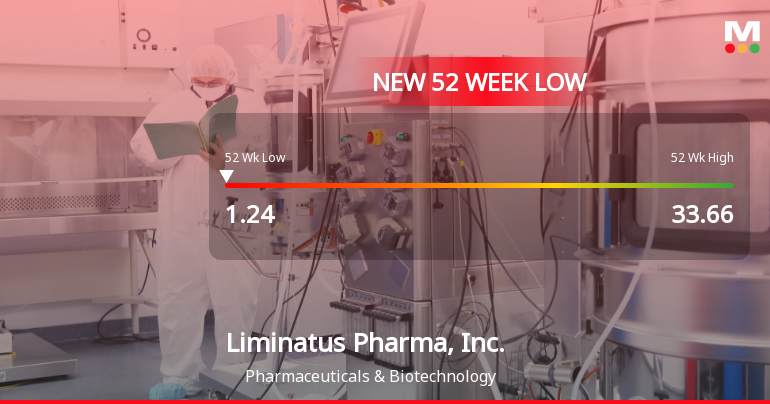 Liminatus Pharma Stock Plummets to New 52-Week Low of $1.24