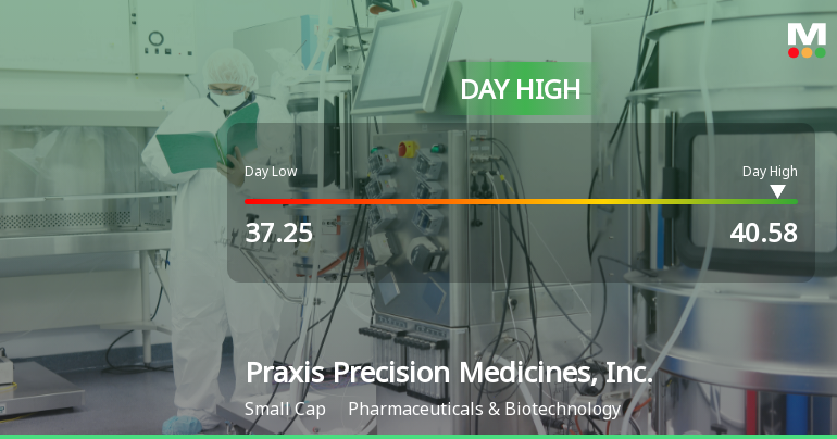 Praxis Precision Medicines Hits Day High with Strong 7.28% Intraday Surge