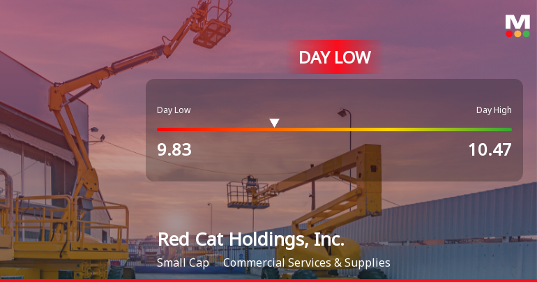 Red Cat Holdings Hits Day Low of $9.83 Amid Price Pressure