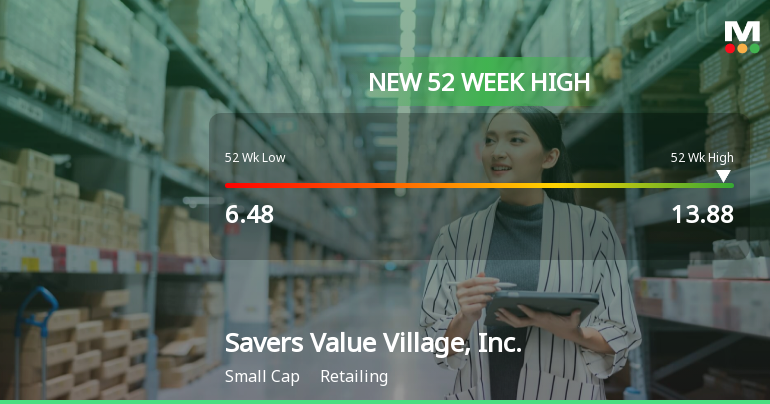 Savers Value Village, Inc. Hits New 52-Week High at $13.88