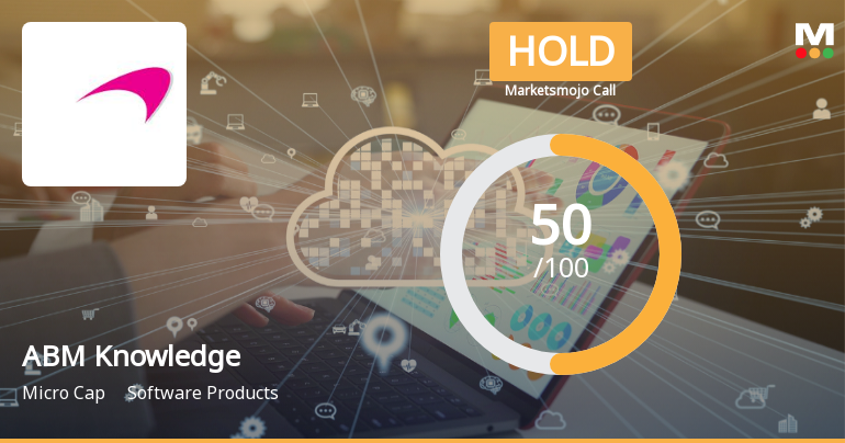 ABM Knowledgeware Ltd Upgraded to Hold as Technicals Improve Amid Mixed Financials