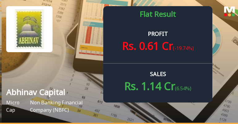 Abhinav Capital Q2 FY26: Profitability Rebounds But Revenue Concerns Persist