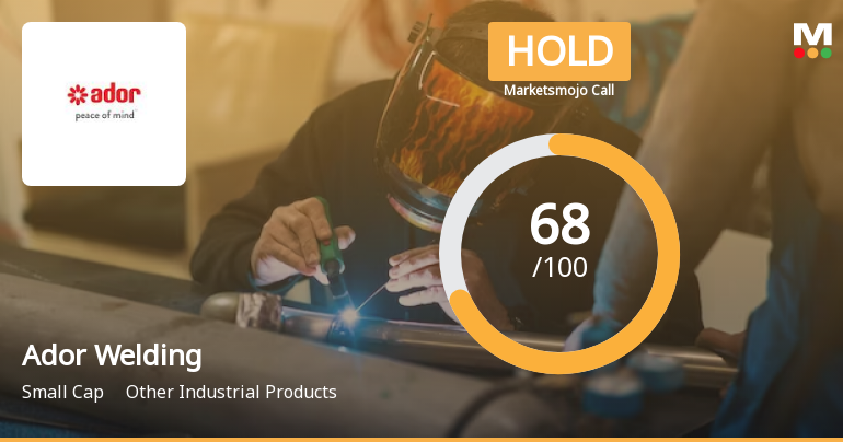Ador Welding Ltd is Rated Hold by MarketsMOJO