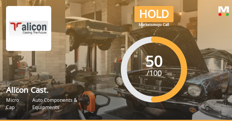 Alicon Castalloy Ltd is Rated Hold by MarketsMOJO