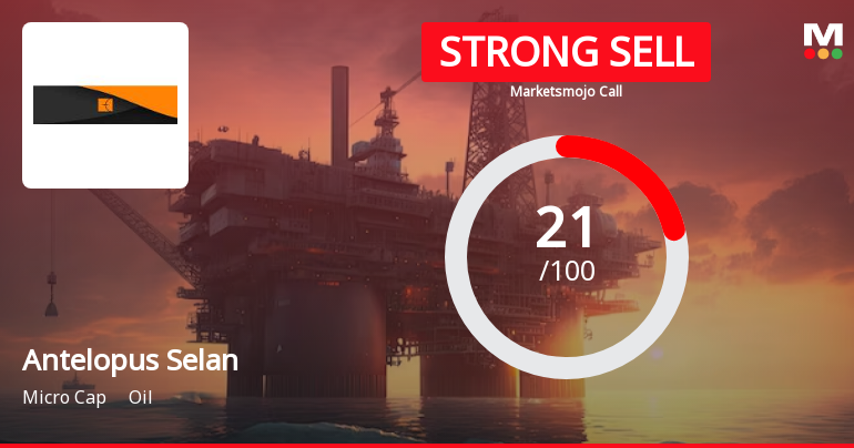 Antelopus Selan Energy Ltd is Rated Strong Sell