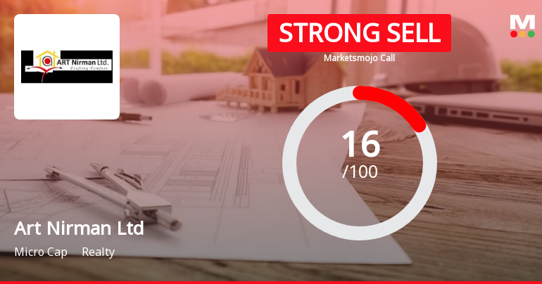 Art Nirman Ltd is Rated Strong Sell