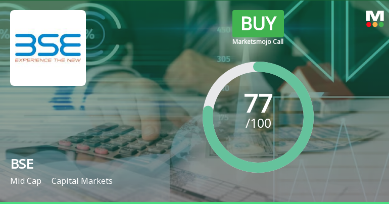 BSE Ltd is Rated Buy by MarketsMOJO