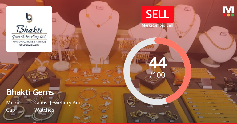 Bhakti Gems & Jewellery Ltd is Rated Sell