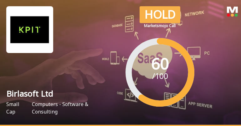 Birlasoft Ltd is Rated Hold by MarketsMOJO
