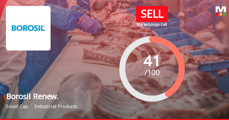 Borosil Renewables Ltd Downgraded to Sell Amid Technical Weakness and Valuation Concerns