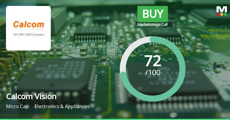 Calcom Vision Ltd Upgraded to Buy on Improved Valuation and Technical Outlook