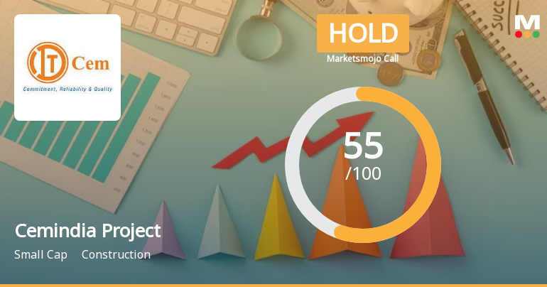 Cemindia Projects Ltd is Rated Hold by MarketsMOJO