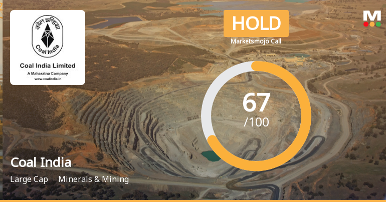 Coal India Ltd. Downgraded to Hold Amid Mixed Financial and Technical Signals