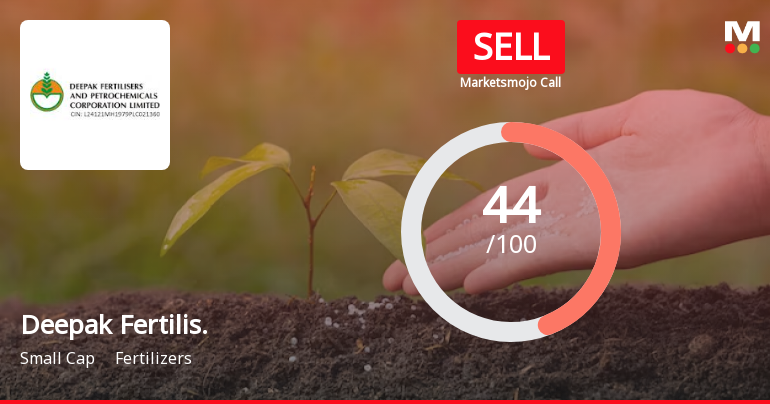 Deepak Fertilisers & Petrochemicals Corp Ltd is Rated Sell