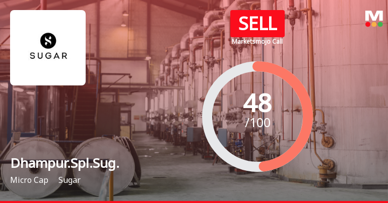 Dhampure Speciality Sugars Ltd Downgraded to Sell Amid Valuation and Financial Concerns