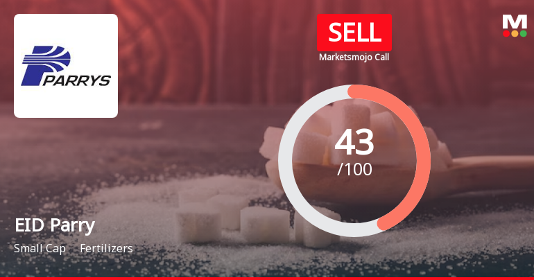 EID Parry (India) Ltd is Rated Sell by MarketsMOJO