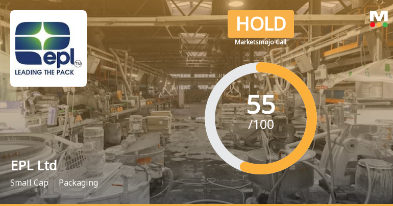 EPL Ltd is Rated Hold by MarketsMOJO