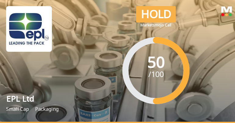 EPL Ltd is Rated Hold by MarketsMOJO