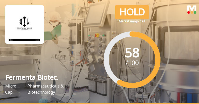 Fermenta Biotech Ltd Upgraded to Hold as Technicals Improve Amid Mixed Financial Signals