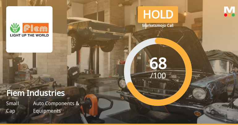 Fiem Industries Ltd is Rated Hold by MarketsMOJO