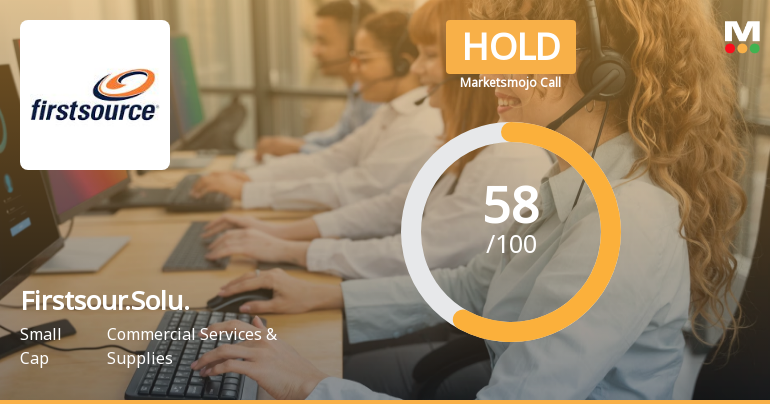 Firstsource Solutions Ltd is Rated Hold by MarketsMOJO