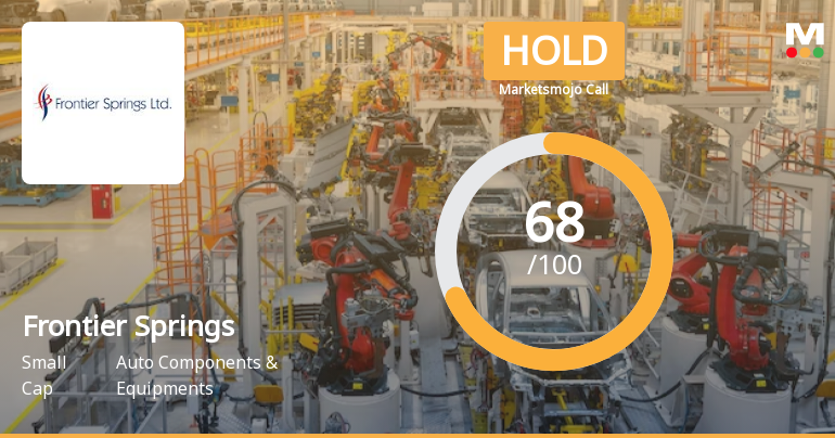 Frontier Springs Ltd Downgraded to Hold Amidst Valuation Concerns Despite Strong Financials