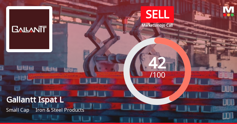 Gallantt Ispat Ltd. is Rated Sell