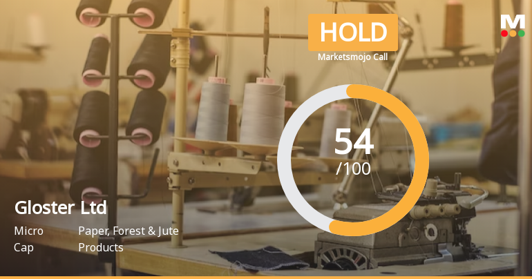 Gloster Ltd is Rated Hold by MarketsMOJO