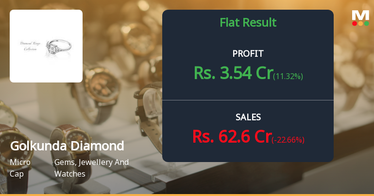 Golkunda Diamonds Q2 FY26: Strong Revenue Growth Masks Margin Pressures