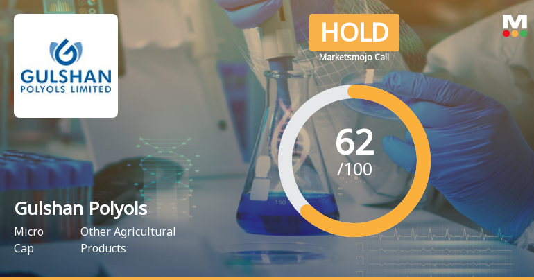 Gulshan Polyols Ltd is Rated Hold