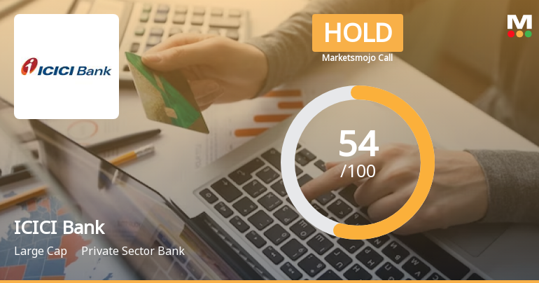 ICICI Bank Ltd. is Rated Hold by MarketsMOJO