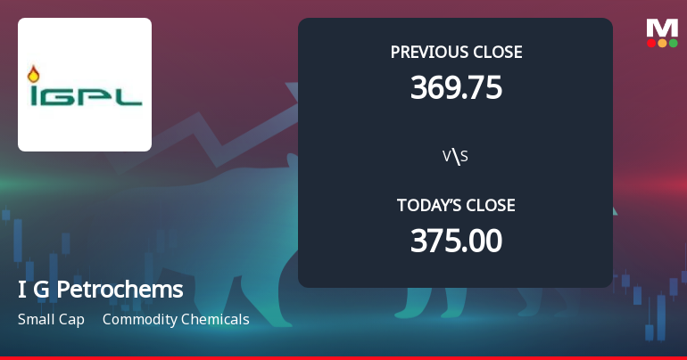 I G Petrochemicals Ltd Opens with Significant Gap Down Amid Market Concerns