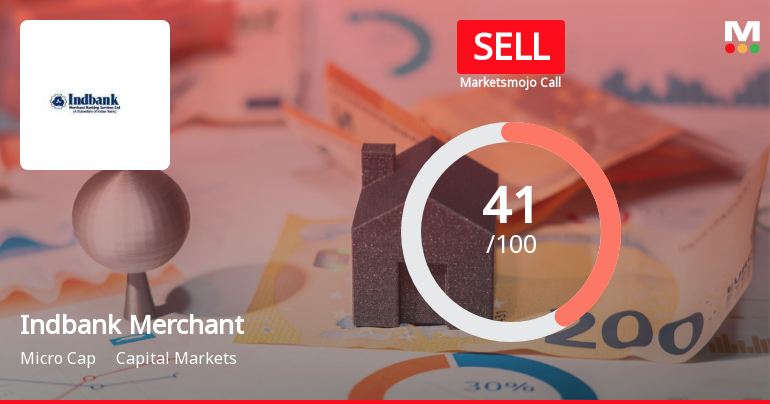 Indbank Merchant Banking Services Ltd Upgraded to Sell on Technical Improvement