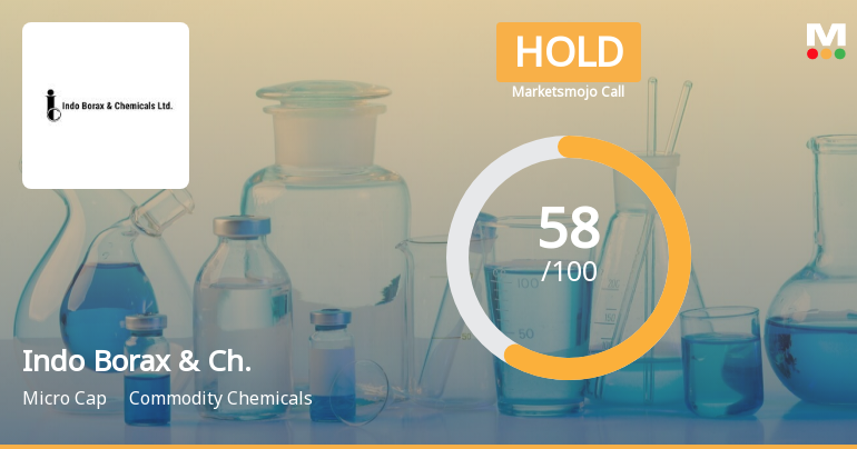 Indo Borax & Chemicals Ltd is Rated Hold