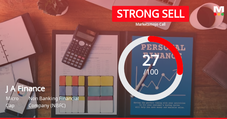 J A Finance Ltd is Rated Strong Sell