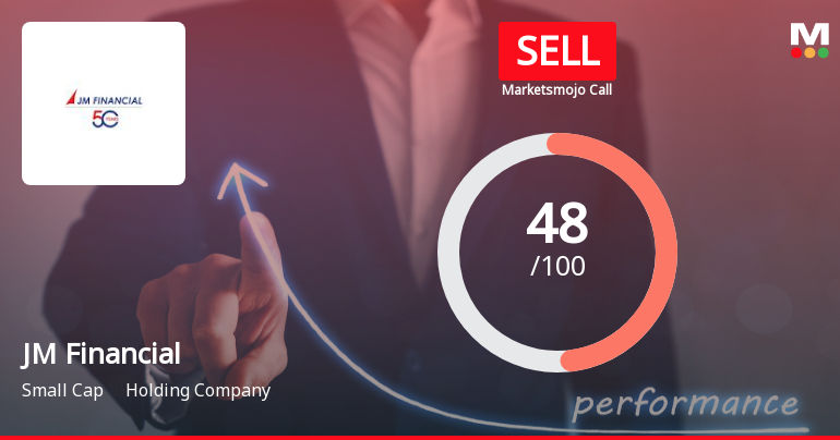 JM Financial Ltd Downgraded to Sell Amid Mixed Financials and Bearish Technicals