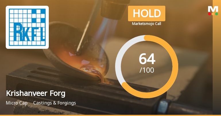 Krishanveer Forge Ltd is Rated Hold by MarketsMOJO