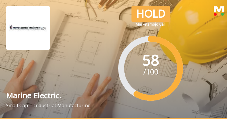 Marine Electricals (India) Ltd is Rated Hold