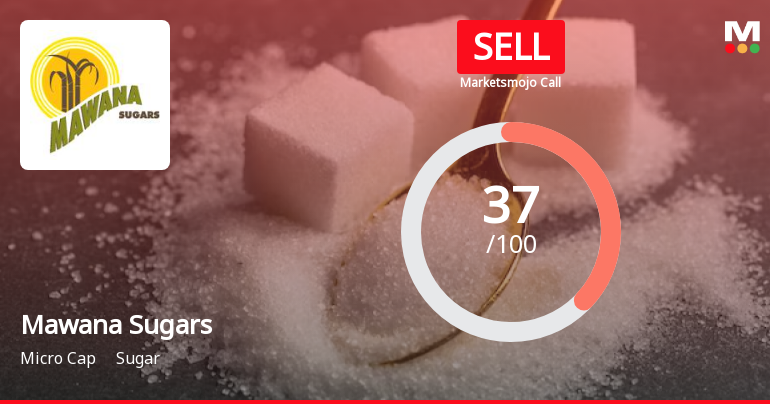 Mawana Sugars Ltd is Rated Sell by MarketsMOJO