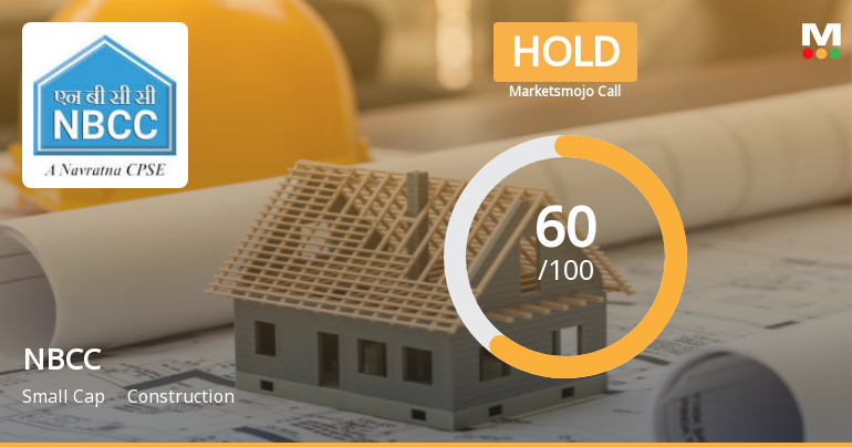 NBCC (India) Ltd Downgraded to Hold Amid Mixed Technical and Valuation Signals