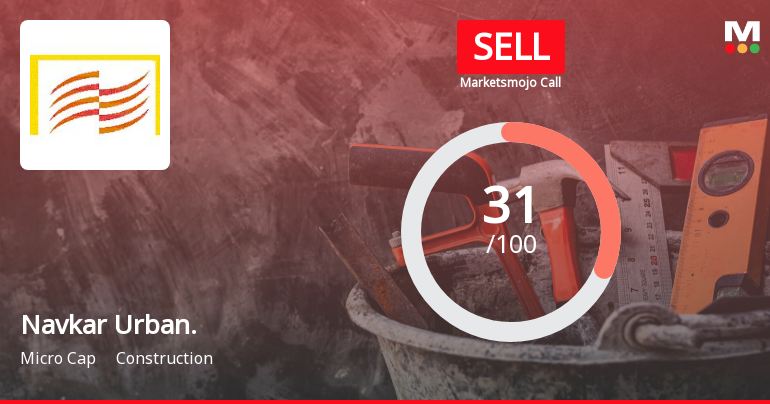 Navkar Urbanstructure Ltd is Rated Sell