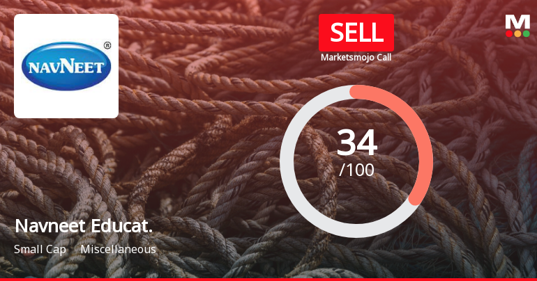 Navneet Education Ltd Downgraded to Sell Amid Technical Weakness and Financial Concerns